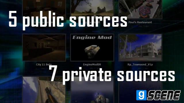 gSCENE - alternative for garrysmod.org смотреть онлайн