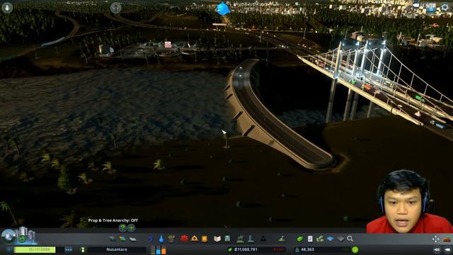 Bendungan dan Cek Fasilitas Warga - Cities Skylines Indonesia - After Dark #22 смотреть онлайн