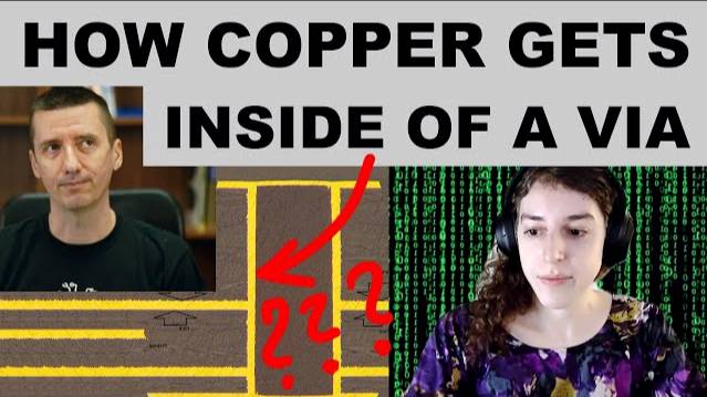 How Does Copper Get Inside of a VIA Hole in Your PCB - Do you know this? (with Kailey Shara) смотреть онлайн
