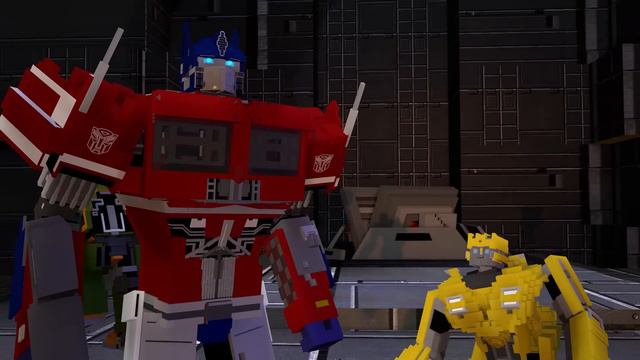 MINECRAFT BUMBLEBEE MOVIE Cybertron Opening Bumblebee Movie | Minecraft Recreation смотреть онлайн