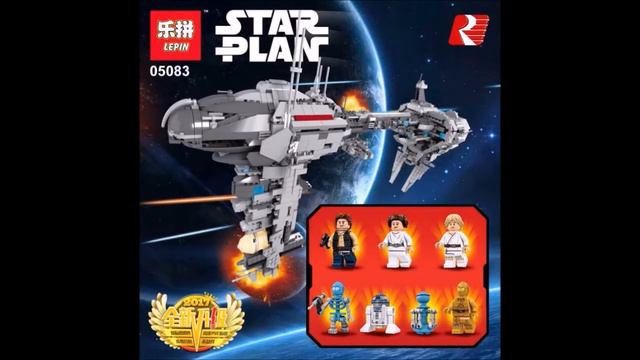 Lepin Lego Bootleg Star Wars Nebulon B Escort Frigate (My Thoughts) смотреть онлайн