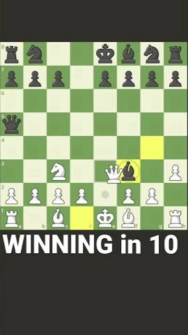 Winning in 10 moves (Scandinavian Defense chess trap) #shorts смотреть онлайн