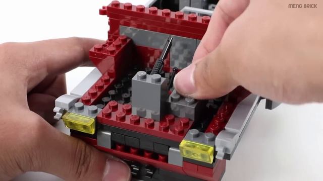 Lego China Enlighten 3207 Military Army Super Weapon Rocket Car - MengBrick Build смотреть онлайн