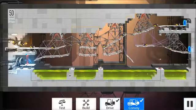 Bridge Constructor Portal Level 50 Walkthrough смотреть онлайн