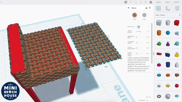 Dollhouse counter stool modeled in Tinkercad tutorial смотреть онлайн