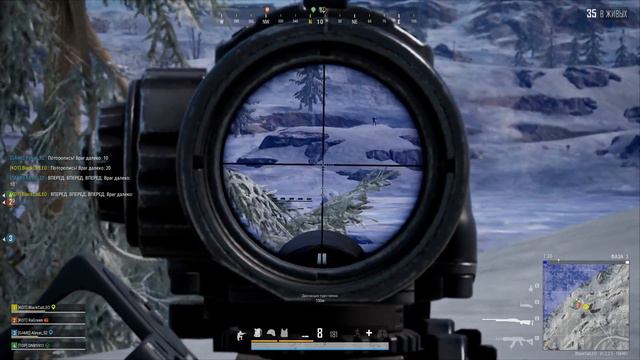 Топ-1 в PUBG со сквадом на карте Викенди с BlackCatLEO