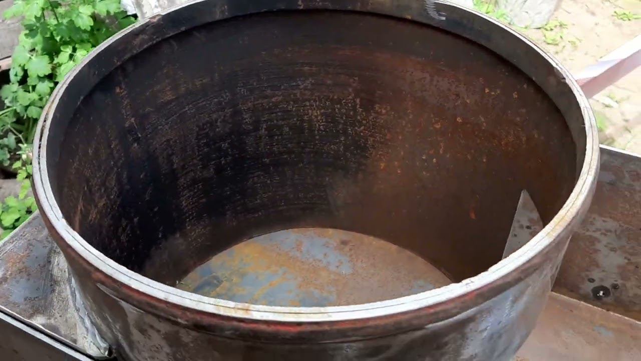 отличная доработка мангала, наставка под казан своими руками.