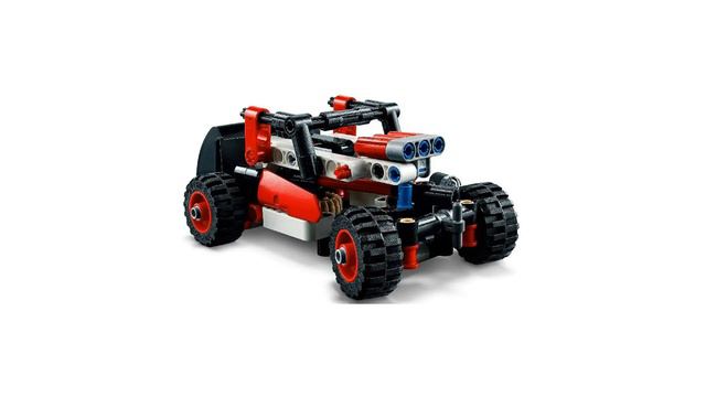 New models Lego TECHNIC 2021.Two new small models. 42116: Skid Steer Loader and 42117: Race Plane смотреть онлайн
