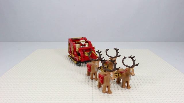 Lego Santa's sleigh 40499 - New for Christmas 2021 - super speed build review смотреть онлайн