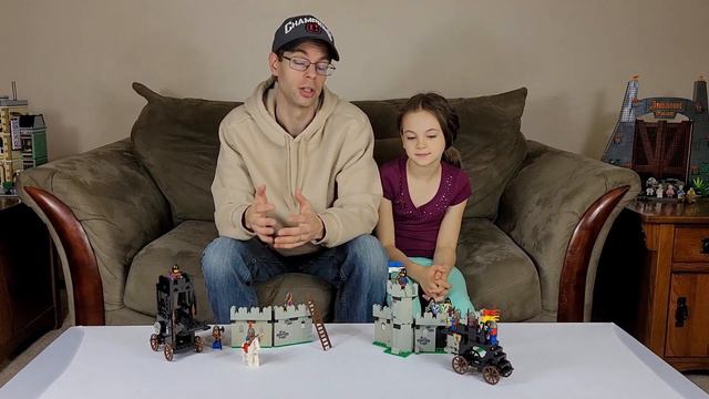 Classic Castle Speed Build and Review: Battering Ram Lego 6062 and Siege Tower Lego 6061 смотреть онлайн