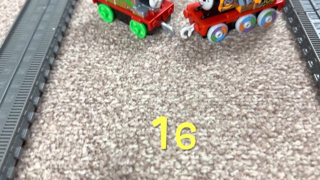32 Trains Racing/Thomas & Friends Vs All Engines Go/ Train Race/ Toys #toysforkids