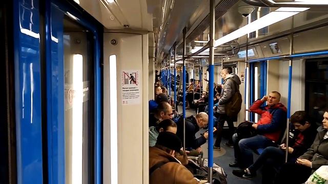 БКЛ и СолЛ метро. "Рассказовка" - "Савёловская" на поезде 81 765/766/767 "Москва". смотреть онлайн