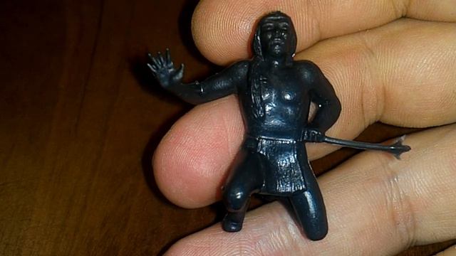 Раненый индеец дзи. Редчайшая игрушка 8 индеец