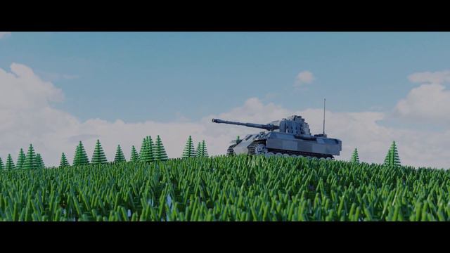 Panther Tank Test | Lego Blender WW2 Animation смотреть онлайн