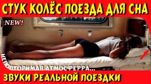 СОН В ПОЕЗДЕ ПОД СТУК КОЛЁС 90 МИН