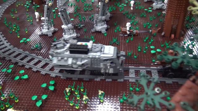 Huge LEGO Star Wars Endor with 100,000 Pieces + Real Water! смотреть онлайн