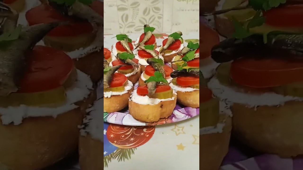 Закуска из шпротов #шпроты смотреть онлайн