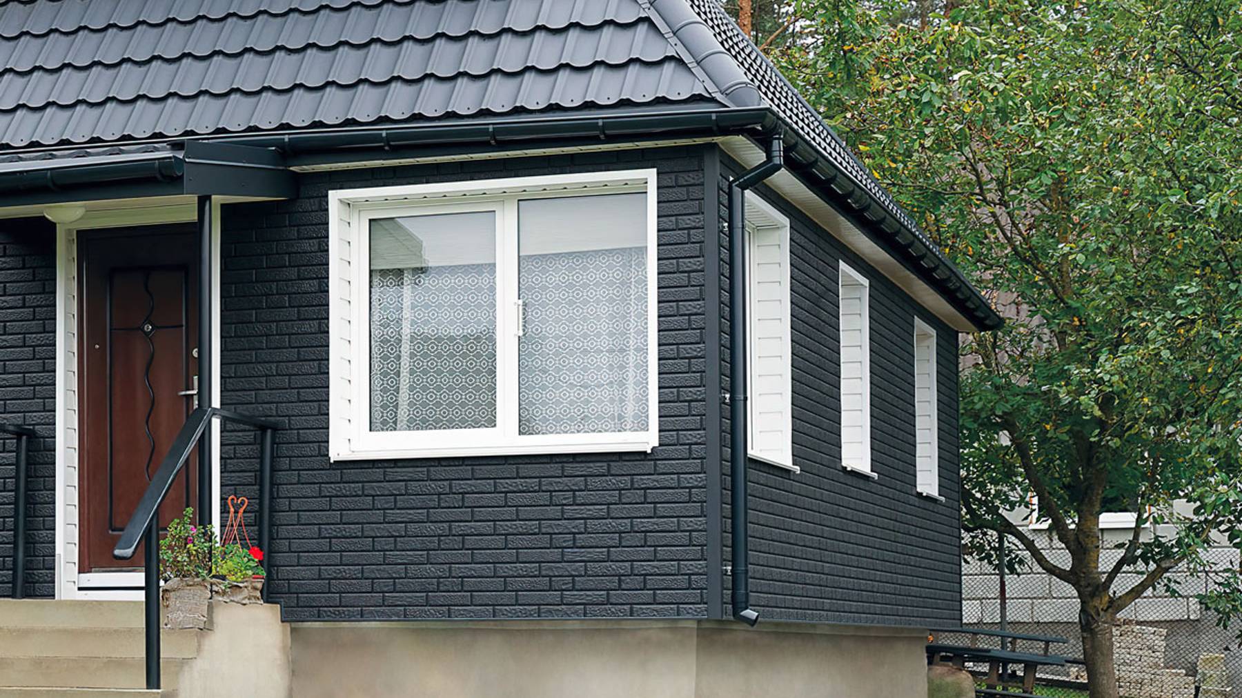 Фасадные панели Стоун Хаус Кирпич смотреть онлайн