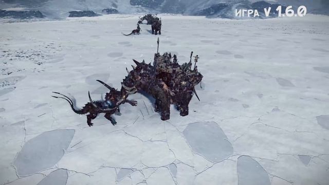 Боевой Мамонт VS Дракоогр-Шаггот | Тесты Total War: Warhammer смотреть онлайн
