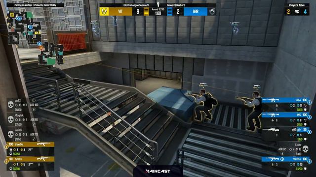Grayhound vs Vitality | Map 2 Vertigo | ESL Pro League Season 17 смотреть онлайн
