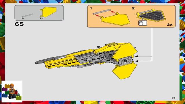 LEGO instructions - Star Wars - 75281 - Anakin's Jedi Interceptor смотреть онлайн