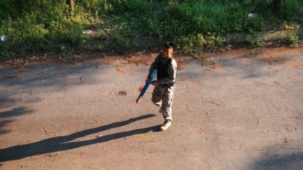 Battle Nerf War: Heroman Nerf Guns Mafia Boss Warfare Of Revenge For Brother