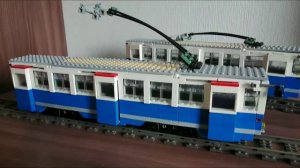 Lego трамвай КТМ 5 ( 71-605 ) / Lego old russian tram KTM 5 ( 71-605 )