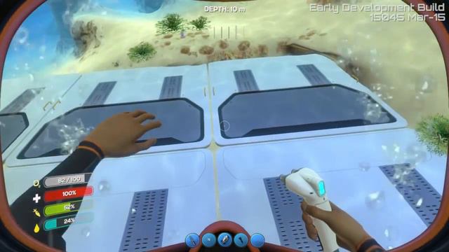 Subnautica Gameplay #3 "Constructor, Starting The Sea Base, Jerk Fish" смотреть онлайн