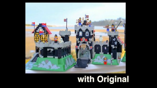 Lego 6086 - 2 Alternative Builds - Black Knights - Classic castle