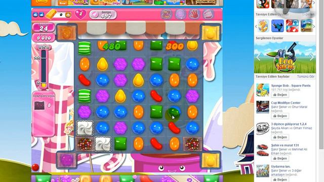 Candy Crush Saga 497 смотреть онлайн
