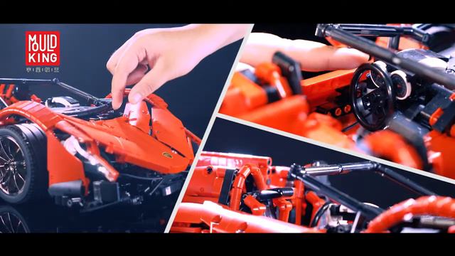 宇星模王积木 Mould King 13079 Veneno Remote Control RC Icarus Sports Car Bricks Blocks 2538+pcs