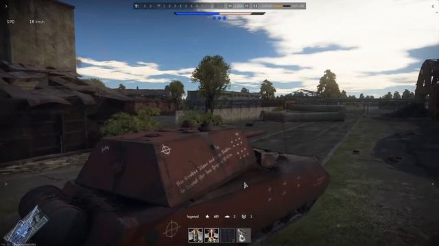 [War Thunder 1.69 arcade gameplay] Maus hunting Leopards смотреть онлайн