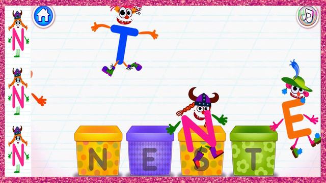 Learning Alphabet From A To Z Kids Games