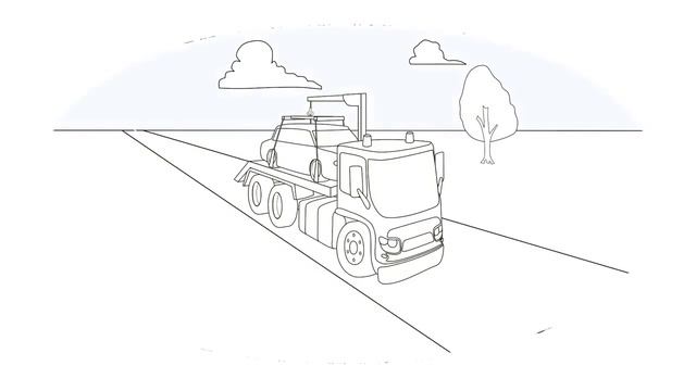 Мультик Раскраска У Автобус, Грузовик, Эвакуатор смотреть онлайн