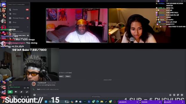 PLAQUEBOYMAX REACTS TO KANI AND TAE2SMOOTH BEEF смотреть онлайн