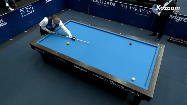 Amazing 3-Cushion run of Frederic Caudron смотреть онлайн