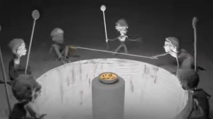 Длинные ложки. Вот что значит работать в команде!   мотивационный мультик