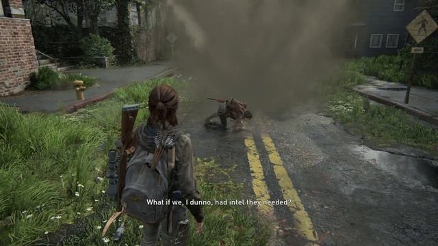 TLOU2 - blowing up a pregnant woman смотреть онлайн