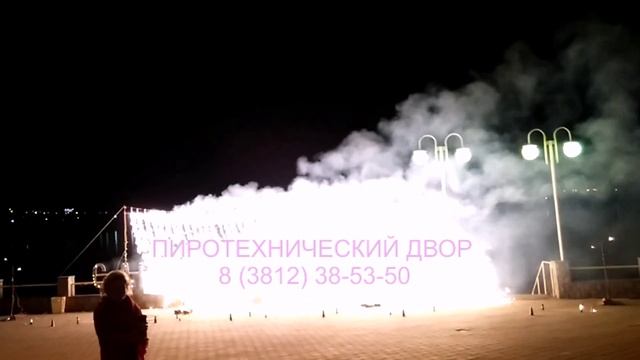 Красивый Салют в день рождения Омск смотреть онлайн