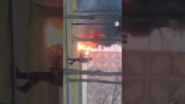 Горит газель в Новополоцке смотреть онлайн
