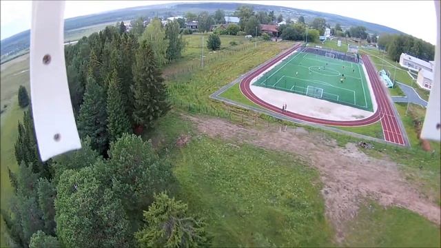 Село Верх-Иньва, новый стадион смотреть онлайн