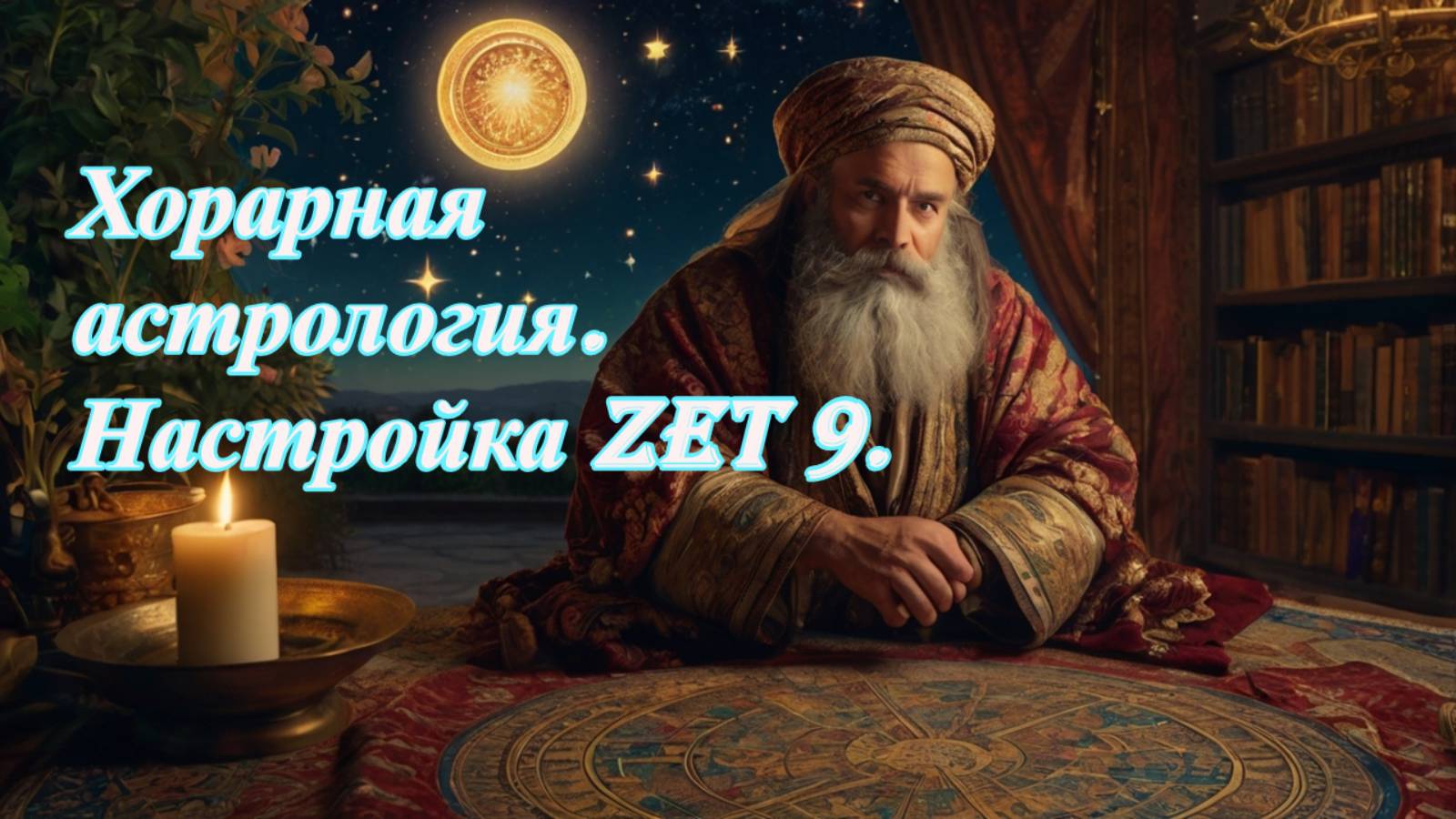 Хорарная астрология. Настройки Zet 9. смотреть онлайн