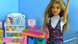 24 ЧАСА В МАГАЗИНЕ Мультик #Барби Куклы Игрушки Для девочек Ай кукла тиви