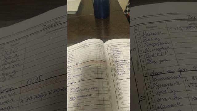 Обзор на мой школьный дневник😅 смотреть онлайн