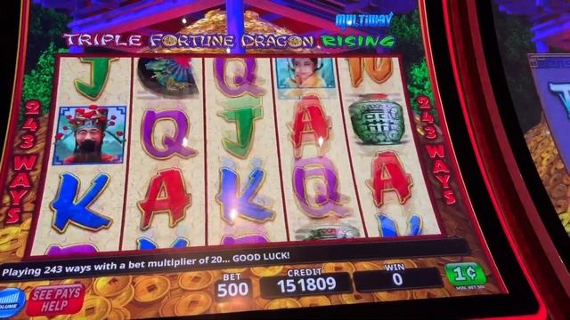 Wow: Triple Fortune Dragon RISING and some fun BONUSES. Plus Unleashed wins...(video 691) смотреть онлайн