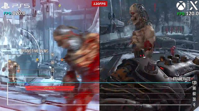 Doom Eternal Series X Upgrade Vs PS5 Upgrade - Performance Review