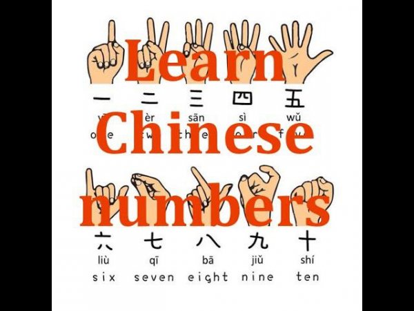 Китайские цифры от 0 до 10. Сhinese numbers. Учим китайский. Как китайцы показывают цифры на пальцах