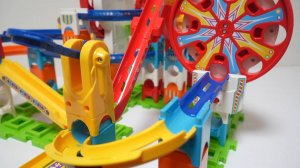 Трек двойной поворот. Гонка шариков волновой склон Конструктор Лего