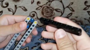 Как сделать нож бабочку из лего!!