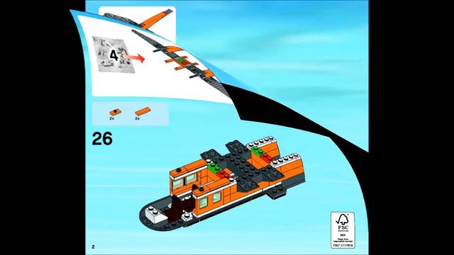 60064 LEGO Arctic Supply Plane (instruction Booklet)